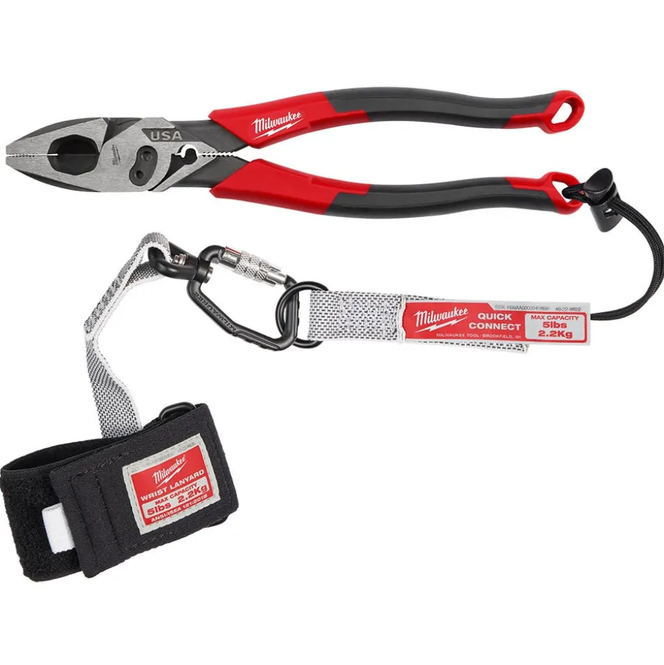 Milwaukee 9" Lineman's Comfort Grip Pliers w/ Crimper and Bolt Cutter (USA) MT550C