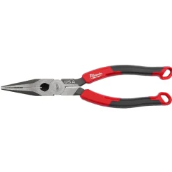 Milwaukee 8" Long Nose Comfort Grip Pliers (USA) MT555