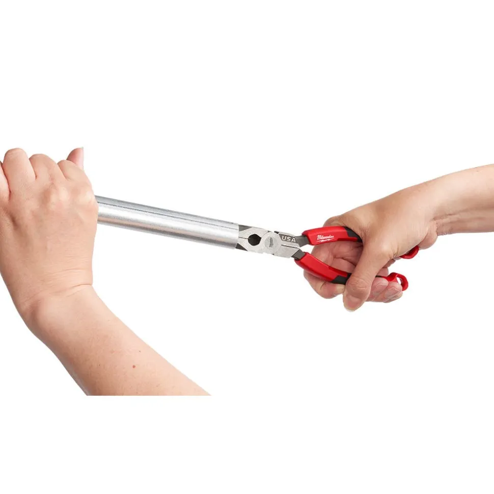 Milwaukee 8" Long Nose Comfort Grip Pliers (USA) MT555