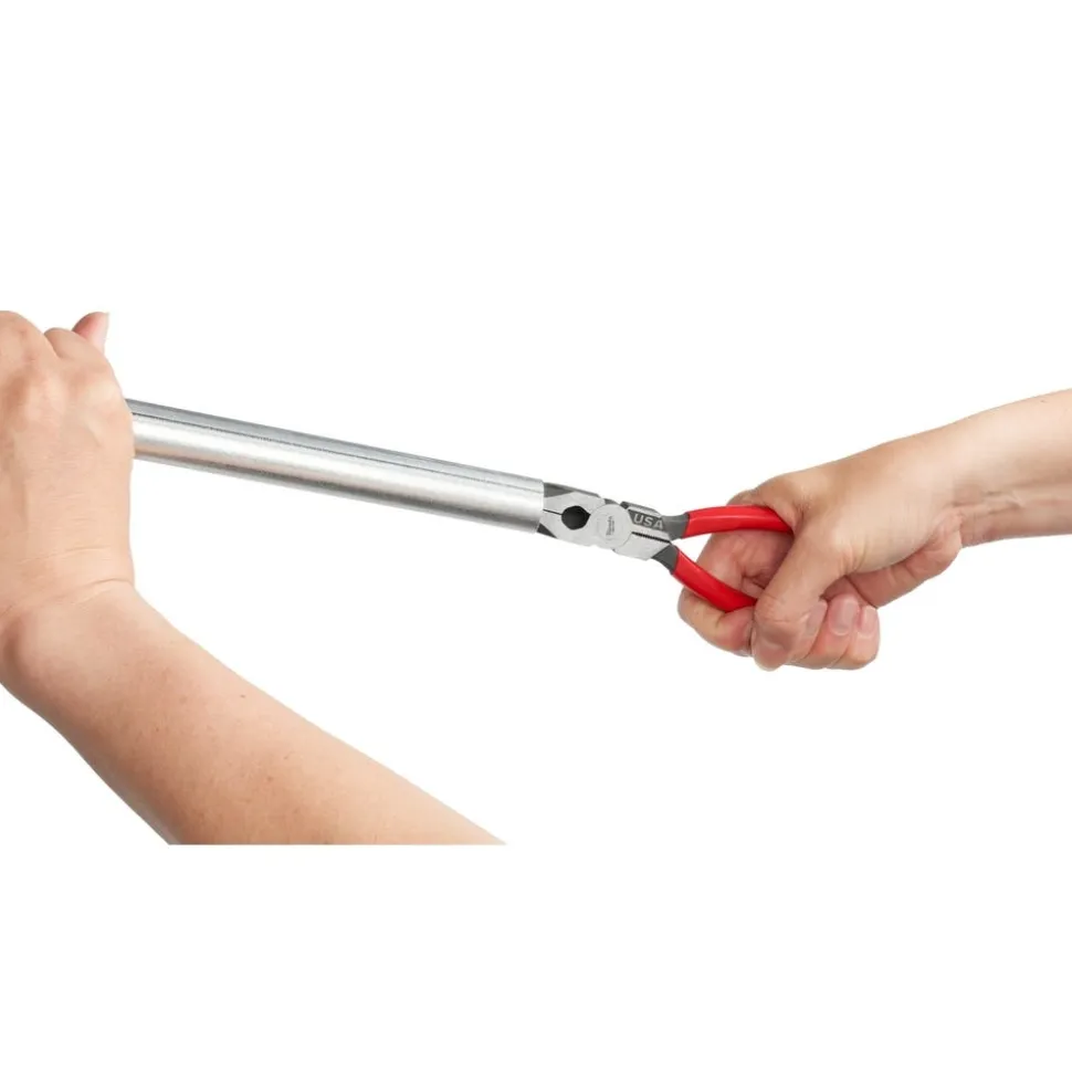 Milwaukee 8" Long Nose Dipped Grip Pliers (USA) MT505