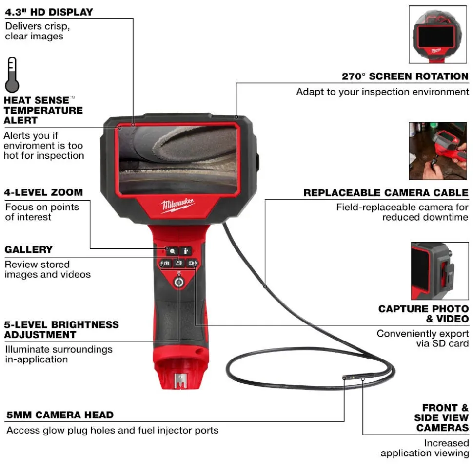 Milwaukee M12 Auto Technician Borescope 3150-20