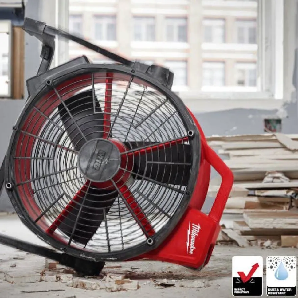Milwaukee M18 Brushless 18" Fan AC/DC 3,400 CFM 0821-20