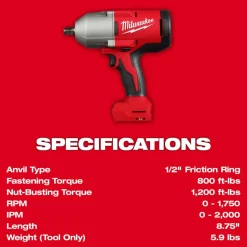 Milwaukee M18 Brushless 1/2