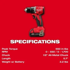 Milwaukee M18 Compact Brushless 2-Tool Combo Kit & M18 6 1/2