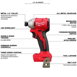 Milwaukee M18 Compact Brushless 2-Tool Combo Kit 3693-22CX