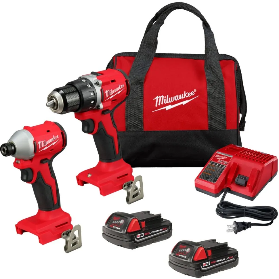 Milwaukee M18 Compact Brushless 2-Tool Combo Kit 3692-22CT