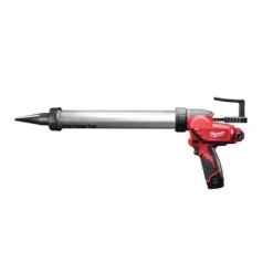 Milwaukee M12 Cordless Caulk and Adhesive Gun - Sausage Kit - 2442-21