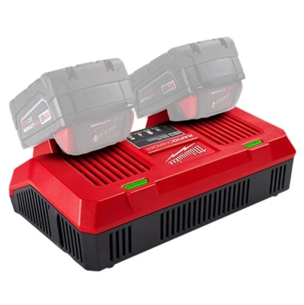 Milwaukee M18 Dual Bay Simultaneous Rapid Charger 48-59-1802