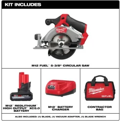 Milwaukee M12 FUEL 5-3/8" Circular Saw Kit 2521-21HO