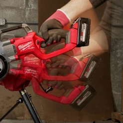 Milwaukee M18 FUEL Compact 11R Pipe Threader + 4 Aluminum Die Head Kit NPT (1/2
