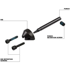 Milwaukee M12 FUEL 16 Ga Nibbler Punch & Die Set 48-44-0272