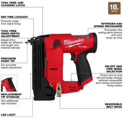 Milwaukee M12 FUEL 18 Gauge Compact Brad Nailer 2541-20