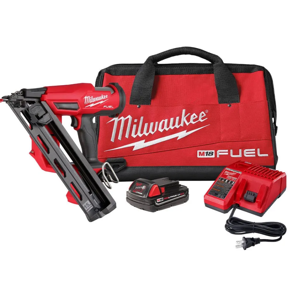 Milwaukee M18 FUEL 15 Gauge Finish Nailer Kit 2839-21CT