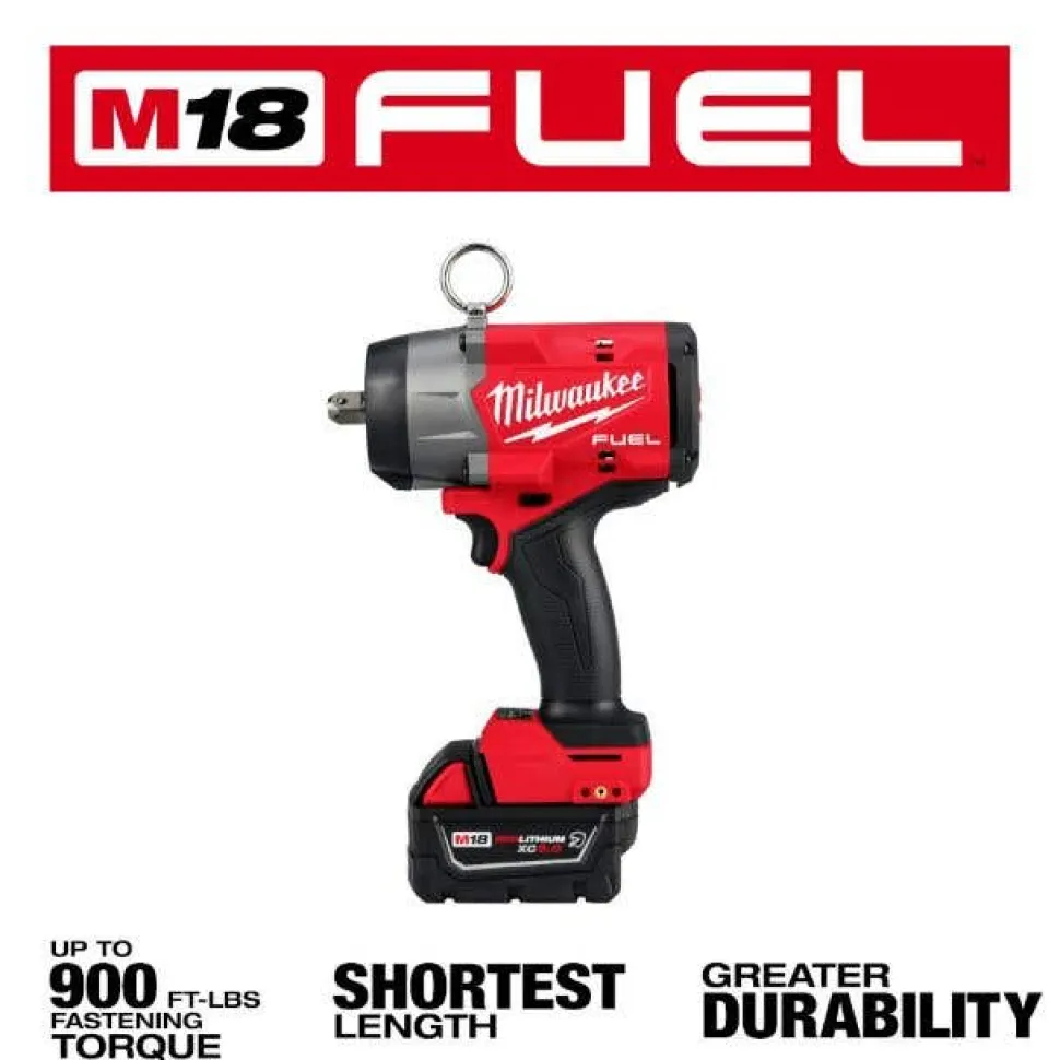 Milwaukee M18 FUEL 1/2" High Torque Impact Wrench w/ Pin Detent Kit 2966-22