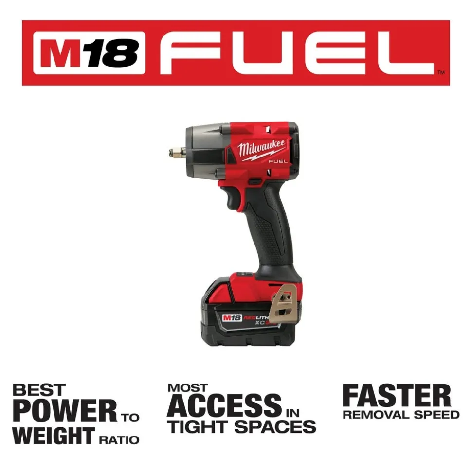Milwaukee M18 FUEL 1/2" HTIW & 3/8" MTIW Automotive Combo Kit 3010-22