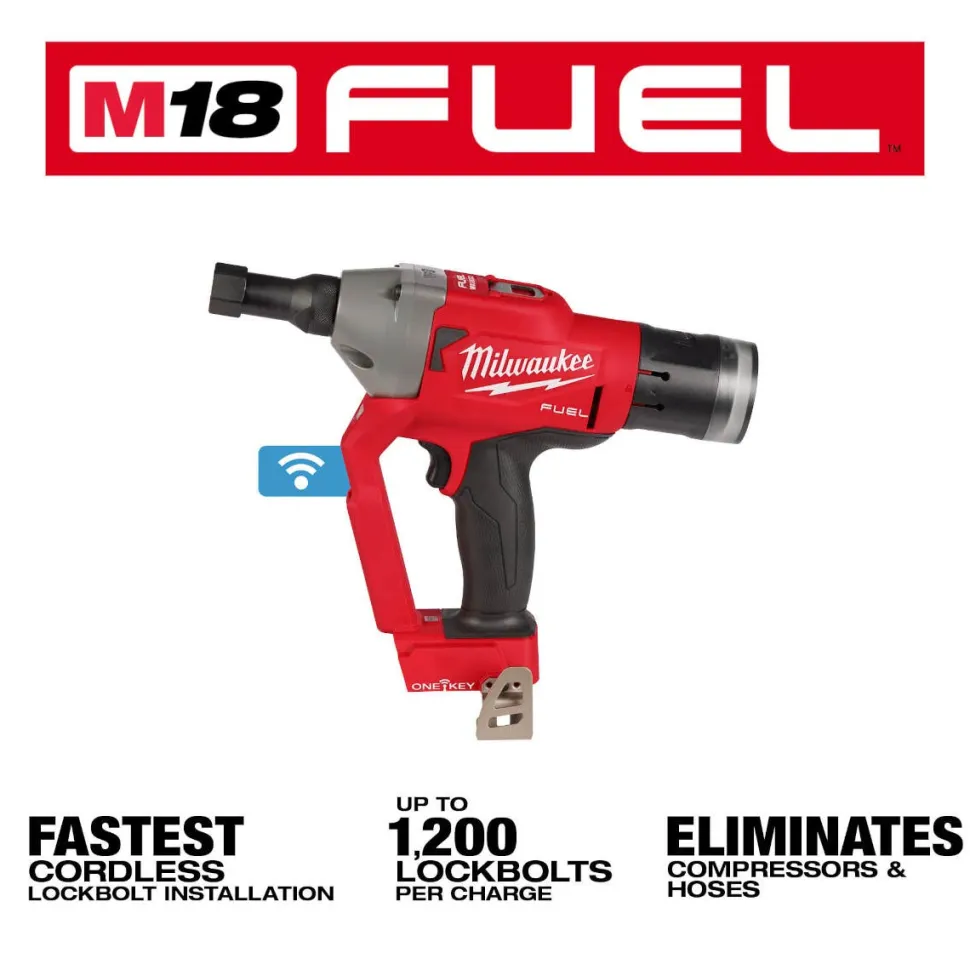 Milwaukee M18 FUEL 1/4" Lockbolt Tool w/ ONE-KEY (Bare Tool) 2661-20