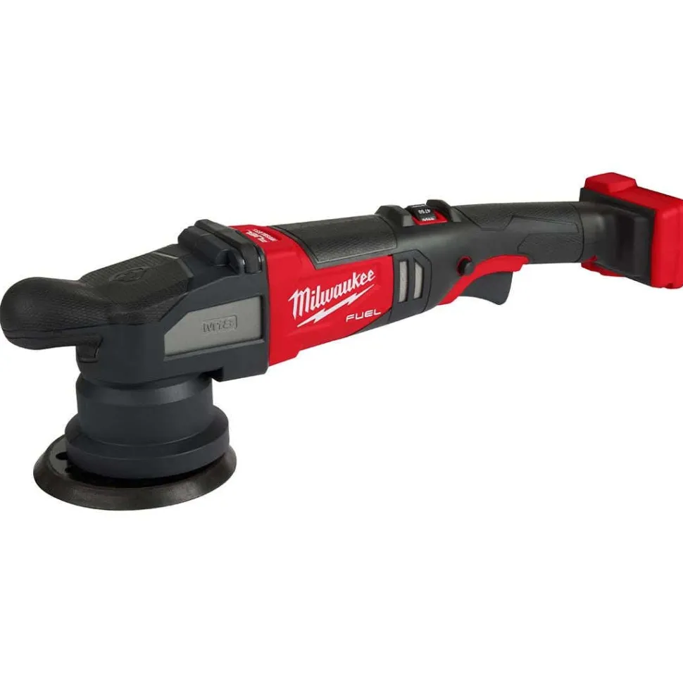 Milwaukee M18 FUEL ONE-KEY 1/2" High Torque & 3/8" Compact Friction Ring Impact Wrenches & 5" Random Orbital Polisher Bare Tool Bundle