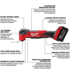 Milwaukee M18 FUEL Oscillating Multi-Tool Kit 2836-21