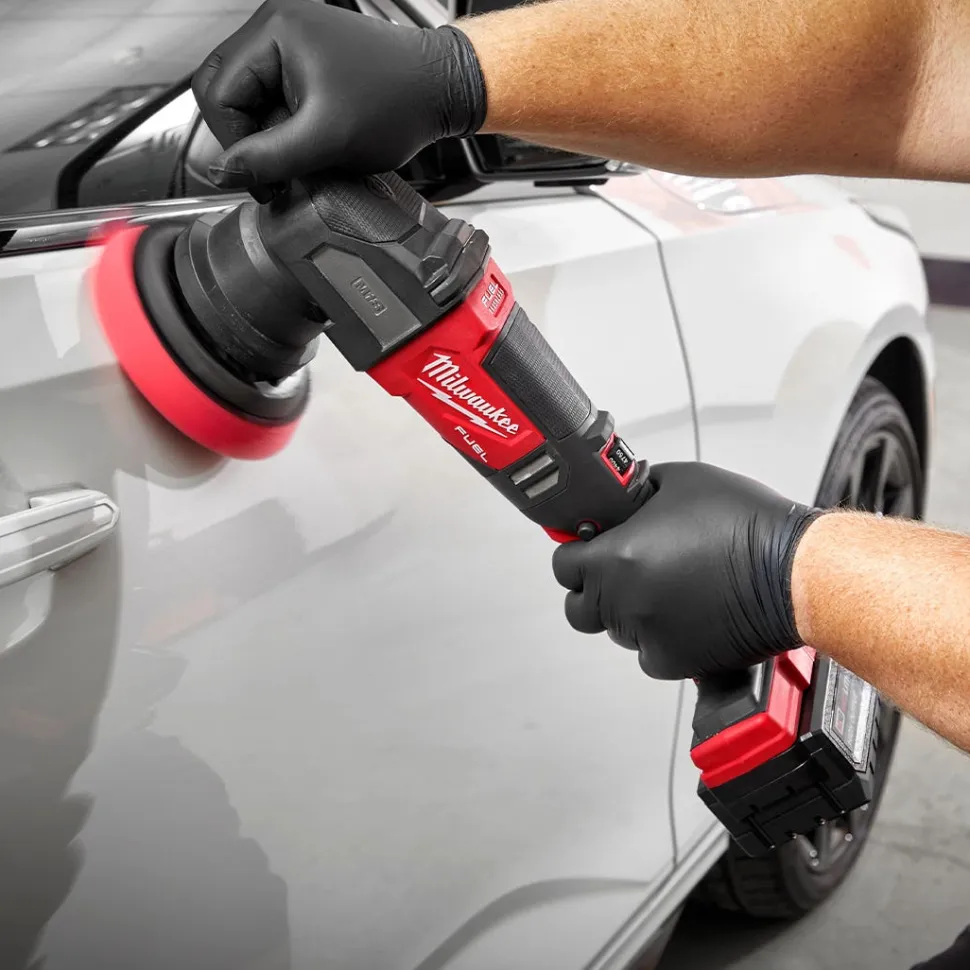 Milwaukee M18 FUEL 5" Pad 15mm Random Orbital Polisher Kit 2684-22HD