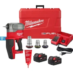 Milwaukee M18 FUEL 2" ProPEX Expander Kit w/ ONE-KEY & 1-1/4" - 2" Expander Heads 2932-22XC