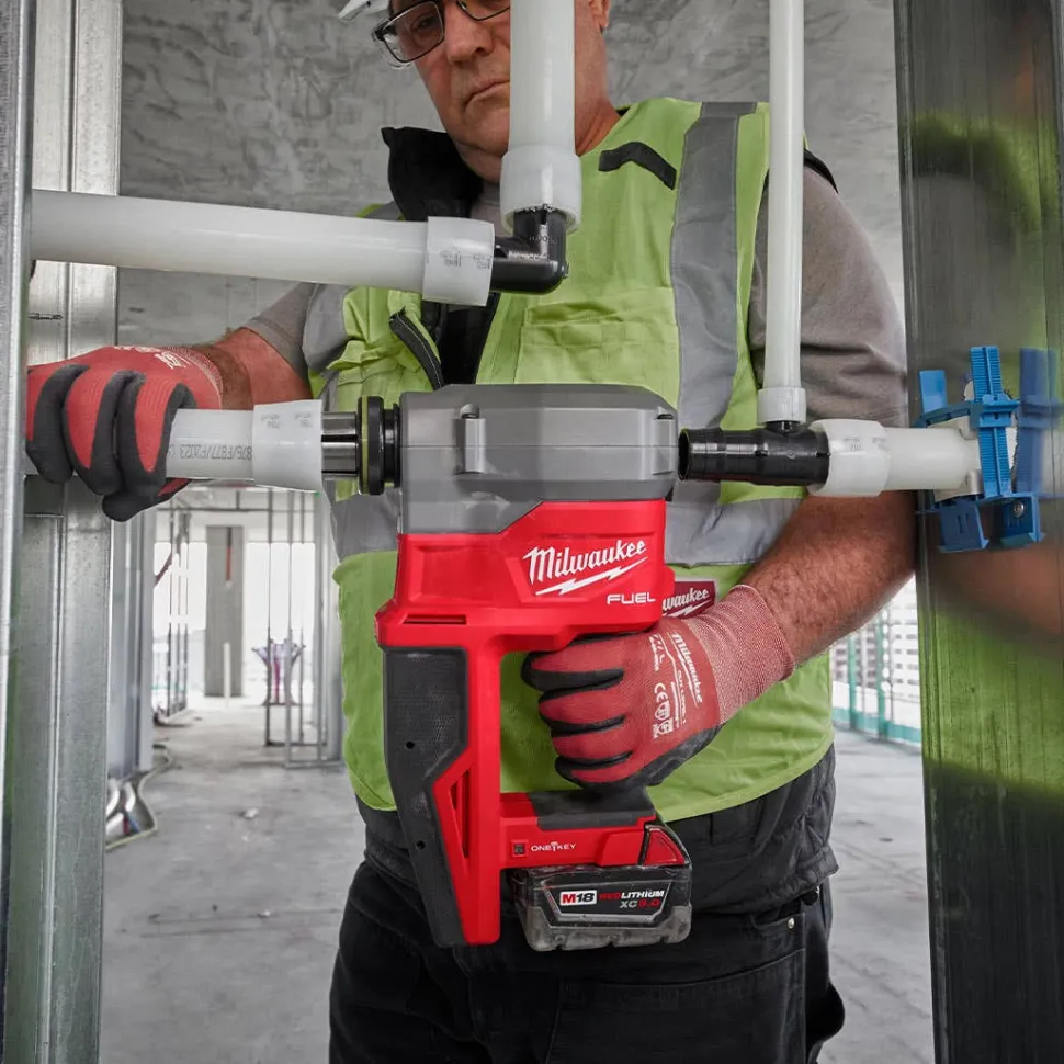 Milwaukee M18 FUEL 2" ProPEX Expander Kit w/ ONE-KEY & 1-1/4" - 2" Expander Heads 2932-22XC