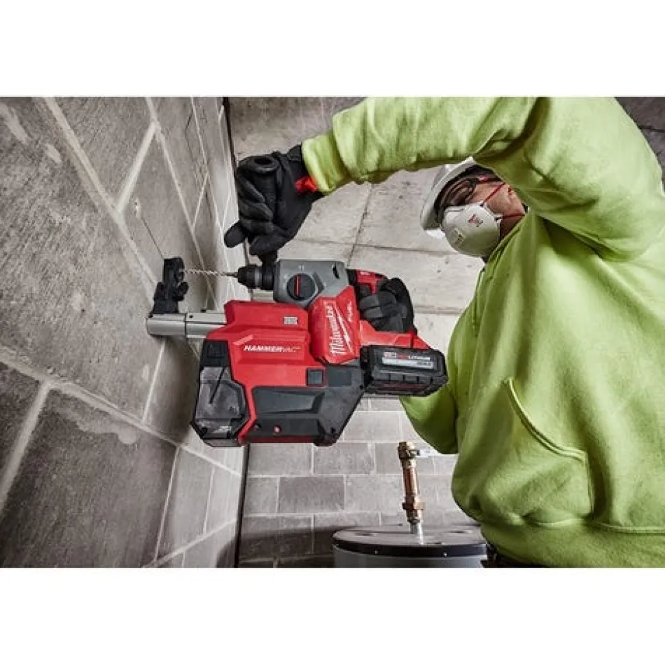 Milwaukee M18 FUEL 1" SDS Plus Rotary Hammer Dust Extractor Kit 2912-22DE