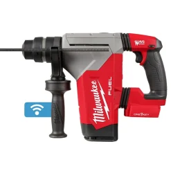 Milwaukee M18 FUEL 1-1/8" SDS Plus Rotary Hammer w/ ONE-KEY & HAMMERVAC Dedicated Dust Extractor XC6.0Ah Kit 2915-22DE
