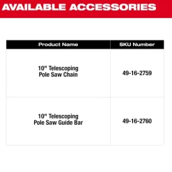 Milwaukee M18 Fuel Telescoping Pole Saw Bare Tool 3013-20
