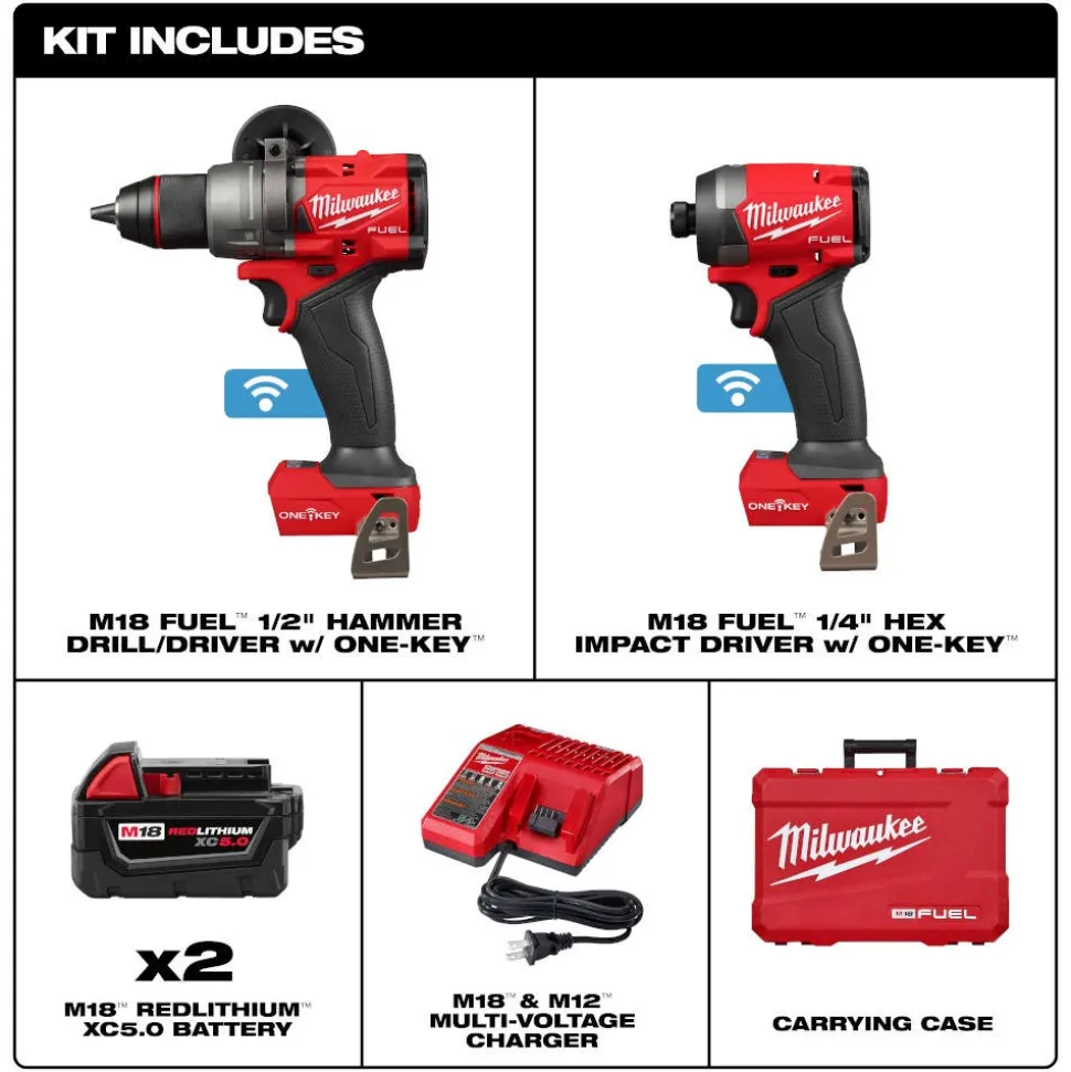 Milwaukee M18 FUEL 5-Tool Combo Kit 3697-25