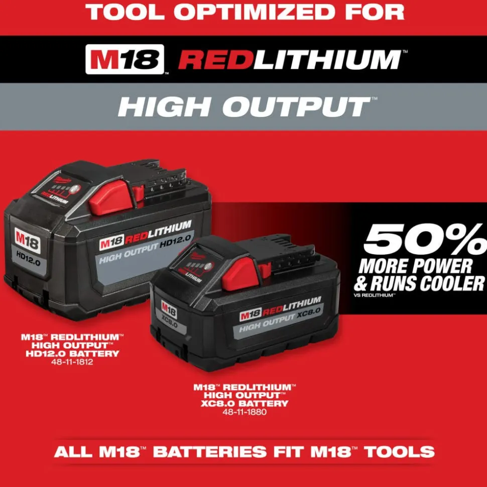 Milwaukee M18 FUEL 14" Top Handle Chainsaw Two Battery Kit 2826-22T