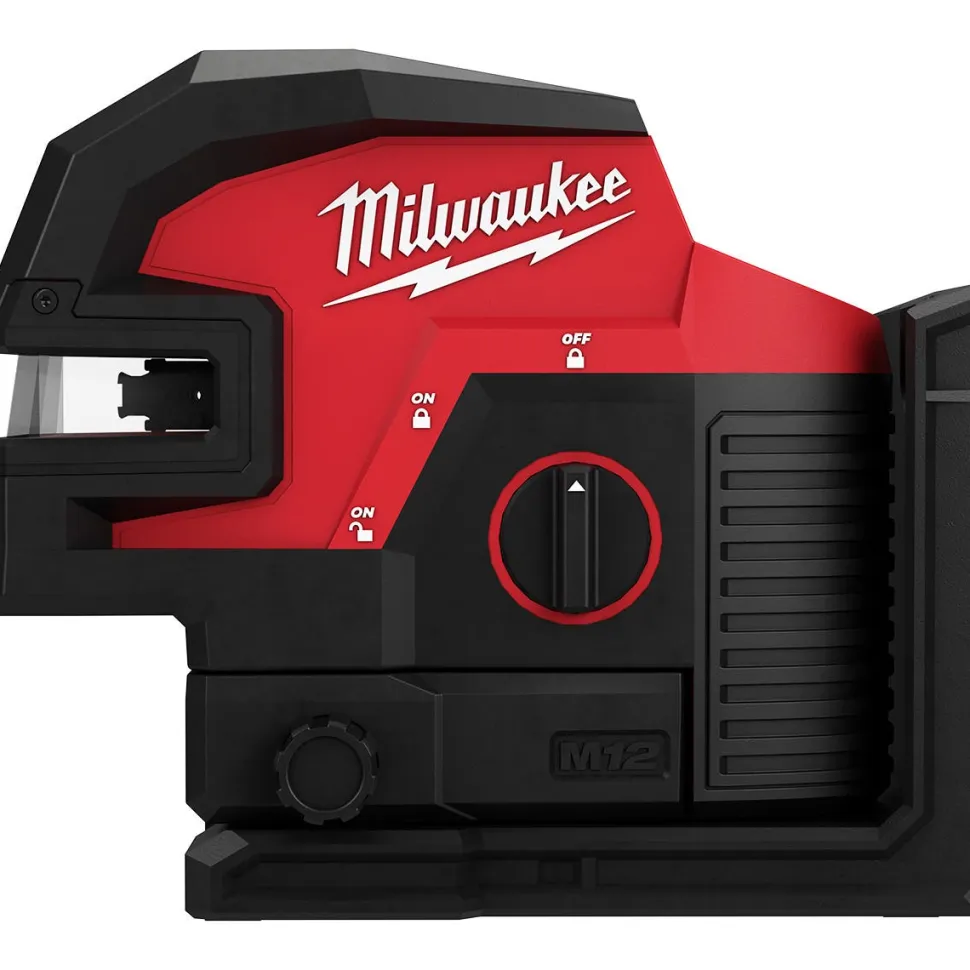 Milwaukee M12 Green Cross Line & 4-Points Laser (Tool Only) 3624-20