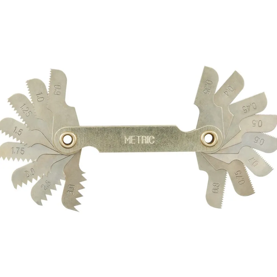 Milwaukee 0.35-3.00 mm Metric Thread Pitch Gauge 49-57-5012