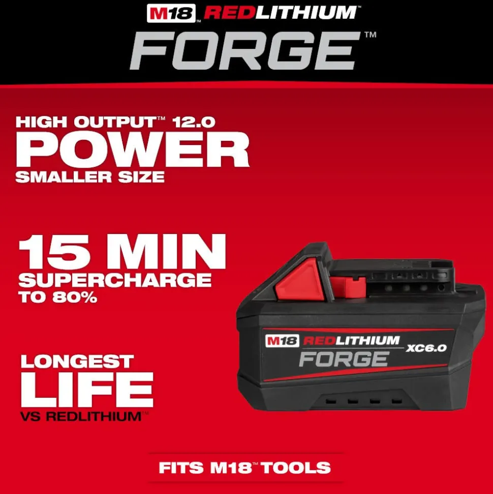 Milwaukee M18 REDLITHIUM FORGE XC6.0 Battery Pack 48-11-1861