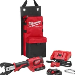 Milwaukee M18 Utility Crimper FORCELOGIC 6-Ton D3 Grooves & Fixed O Die (2.0Ah) Kit 2678-22O