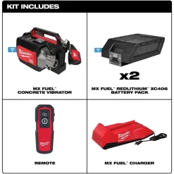 Milwaukee MX FUEL Concrete Vibrator Kit w/ ONE-KEY MXF370-2XC