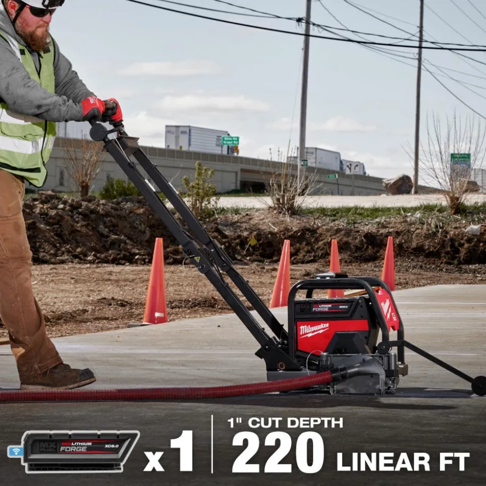 Milwaukee MX FUEL 6" Green Concrete Early Entry Saw Walk-Behind Kit MXF316-2XC