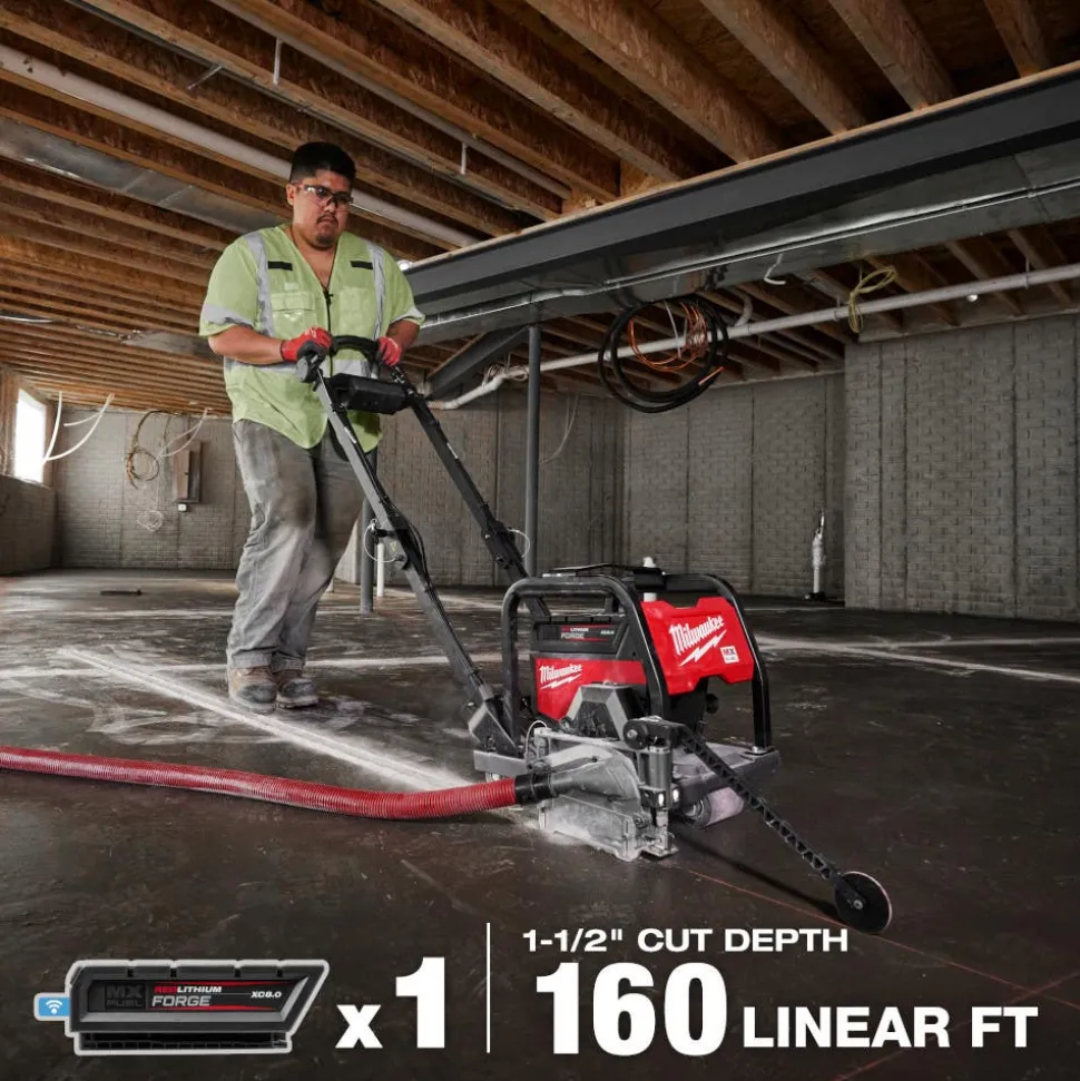Milwaukee MX FUEL 6" Green Concrete Early Entry Saw Walk-Behind Kit MXF316-2XC