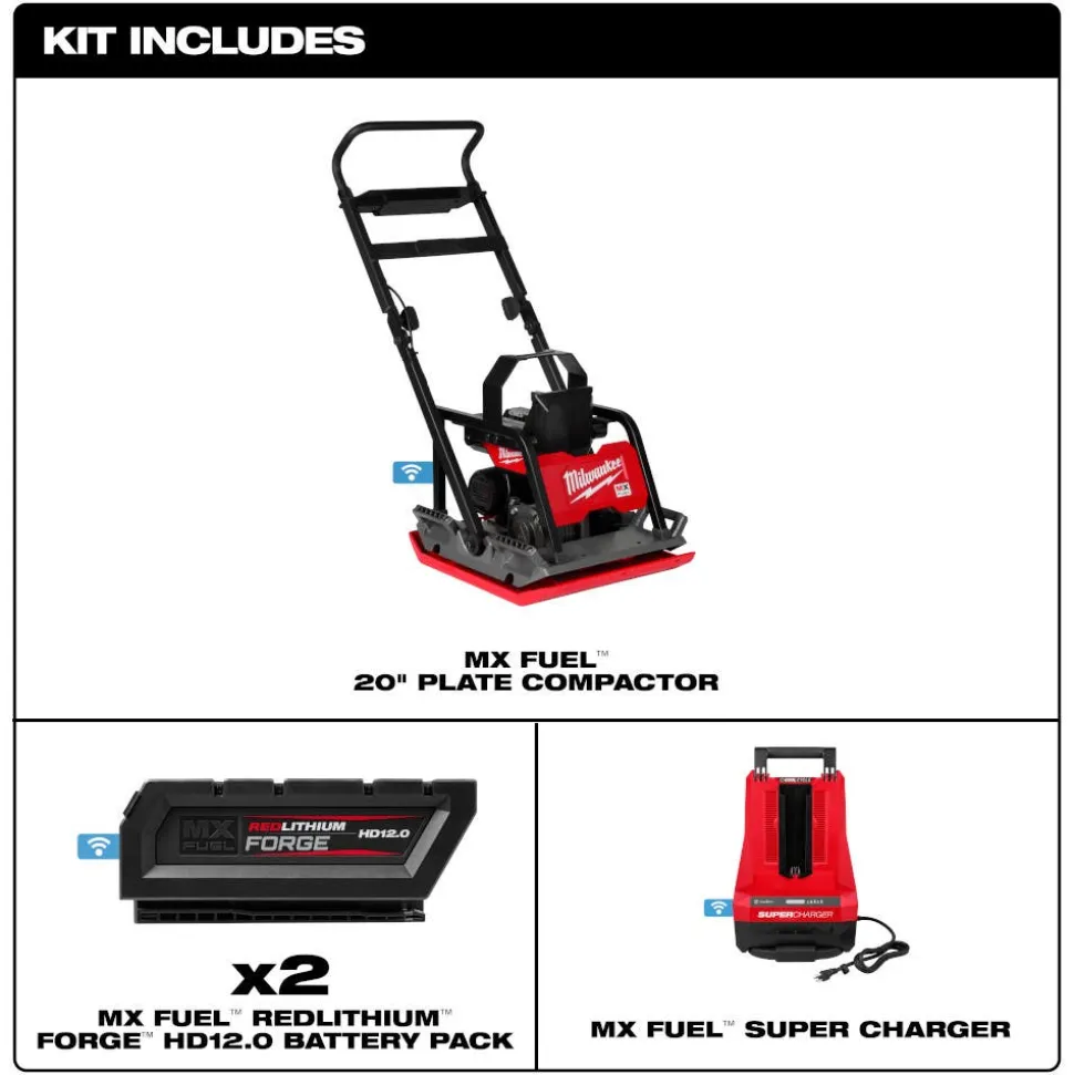 Milwaukee MX FUEL 20" Plate Compactor MXF220-2HD