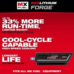 Milwaukee MX FUEL REDLITHIUM XC8.0 Battery Pack MXFXC608
