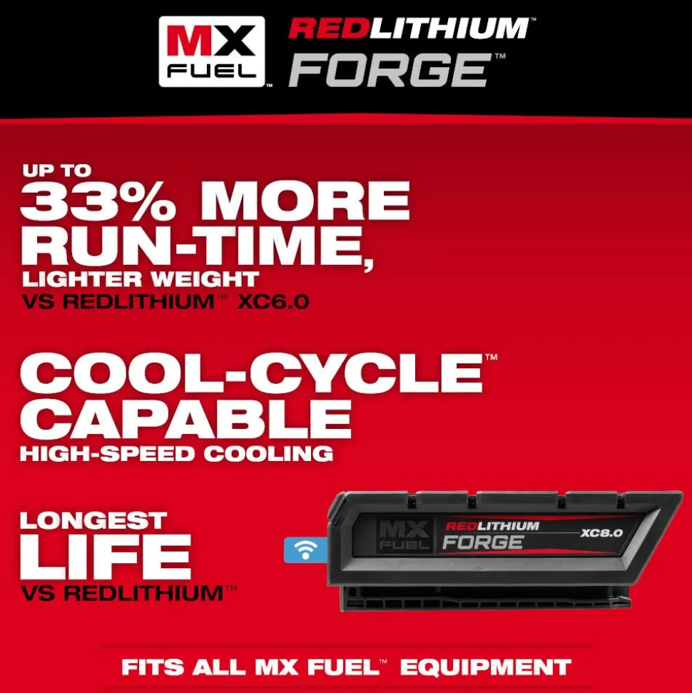 Milwaukee MX FUEL REDLITHIUM XC8.0 Battery Pack MXFXC608