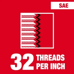 Milwaukee 6-32 NC 1-Inch Hex Threading Die 49-57-5315
