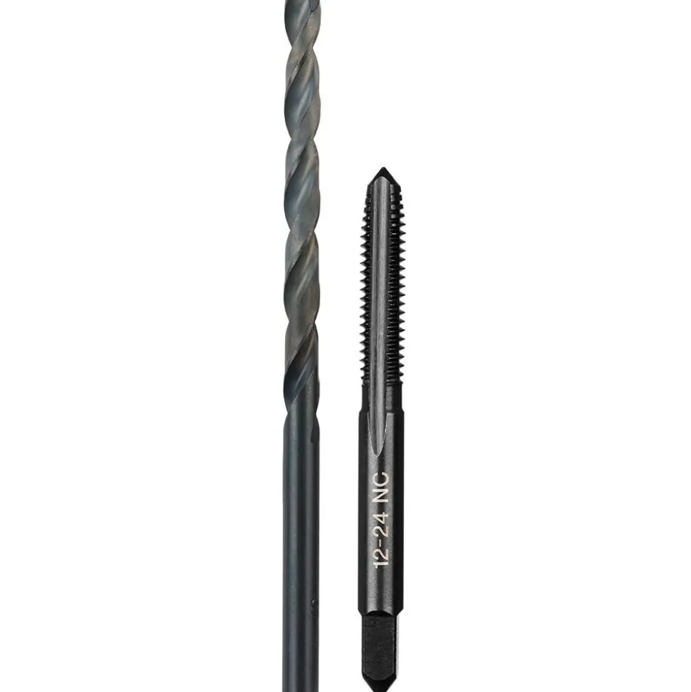 Milwaukee 12-24 NC Straight Flute Plug Tap & #16 Drill Bit 49-57-5530