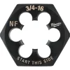 Milwaukee 3/4"-16 NF 1-7/16" Hex Threading Die 49-57-5378
