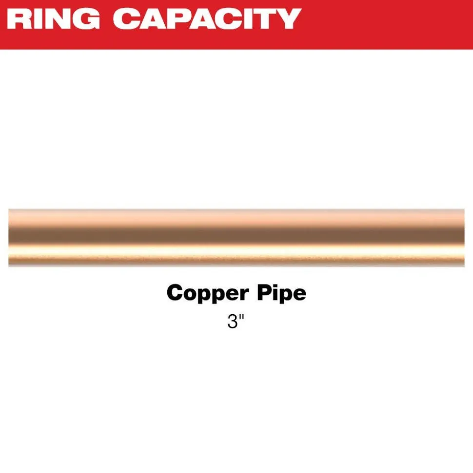 Milwaukee 3" NIBCO Press Ring for M18 FORCE LOGIC Long Throw Press Tool 49-16-2657NX