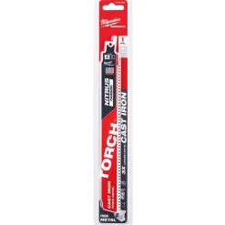 Milwaukee 9" NITRUS Carbide CAST IRON Torch Sawzall Blade (Each) 48-00-5262