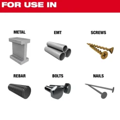 Milwaukee NITRUS CARBIDE Extreme Materials Universal Fit OPEN-LOK Multi-Tool Blade 10PK 49-25-1579