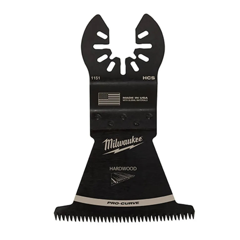 Milwaukee OPEN-LOK 2-1/2" HCS Japanese Tooth Pro-Curve Hardwood Blade 1pk 49-25-1151