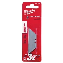 Milwaukee 5 Pack General Purpose Ultility Blades 48-22-1905