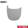 Milwaukee 10 Pack Gray Face Shield Replacement Lenses (Helmet & Hard Hat Mount) 48-73-1443