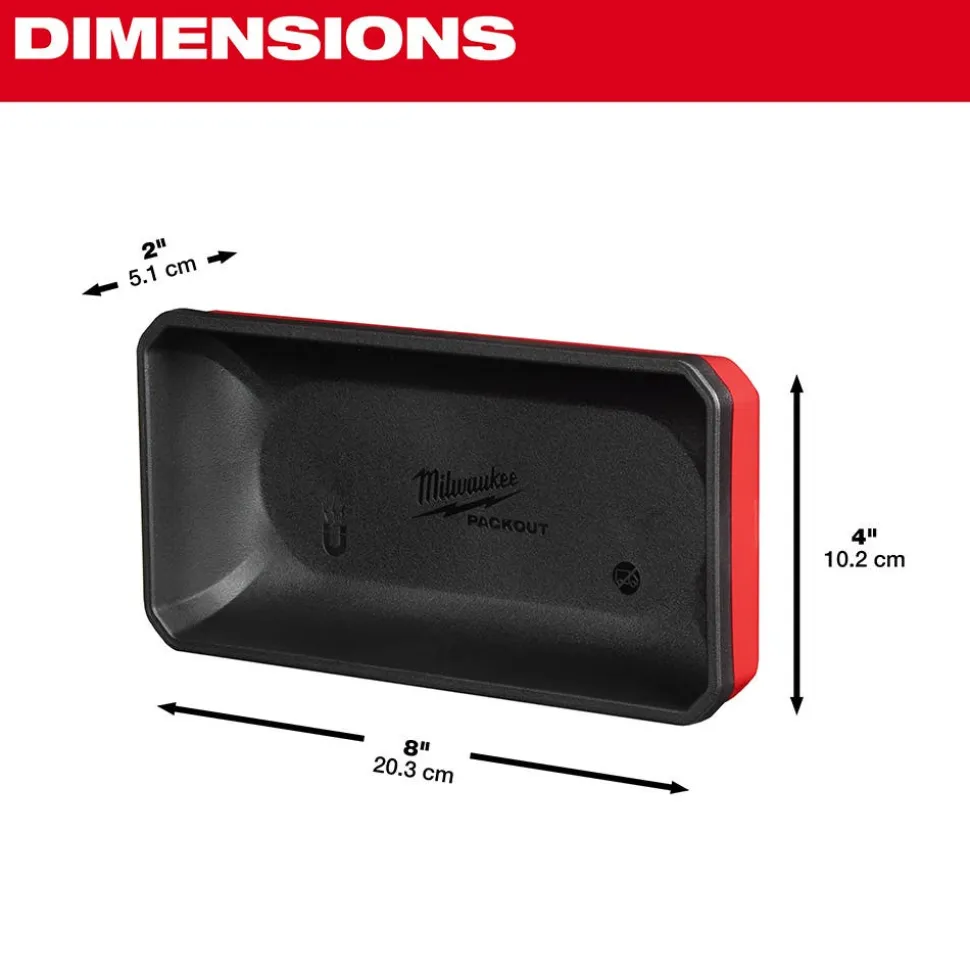 Milwaukee PACKOUT Large Magnetic Bin 48-22-8071